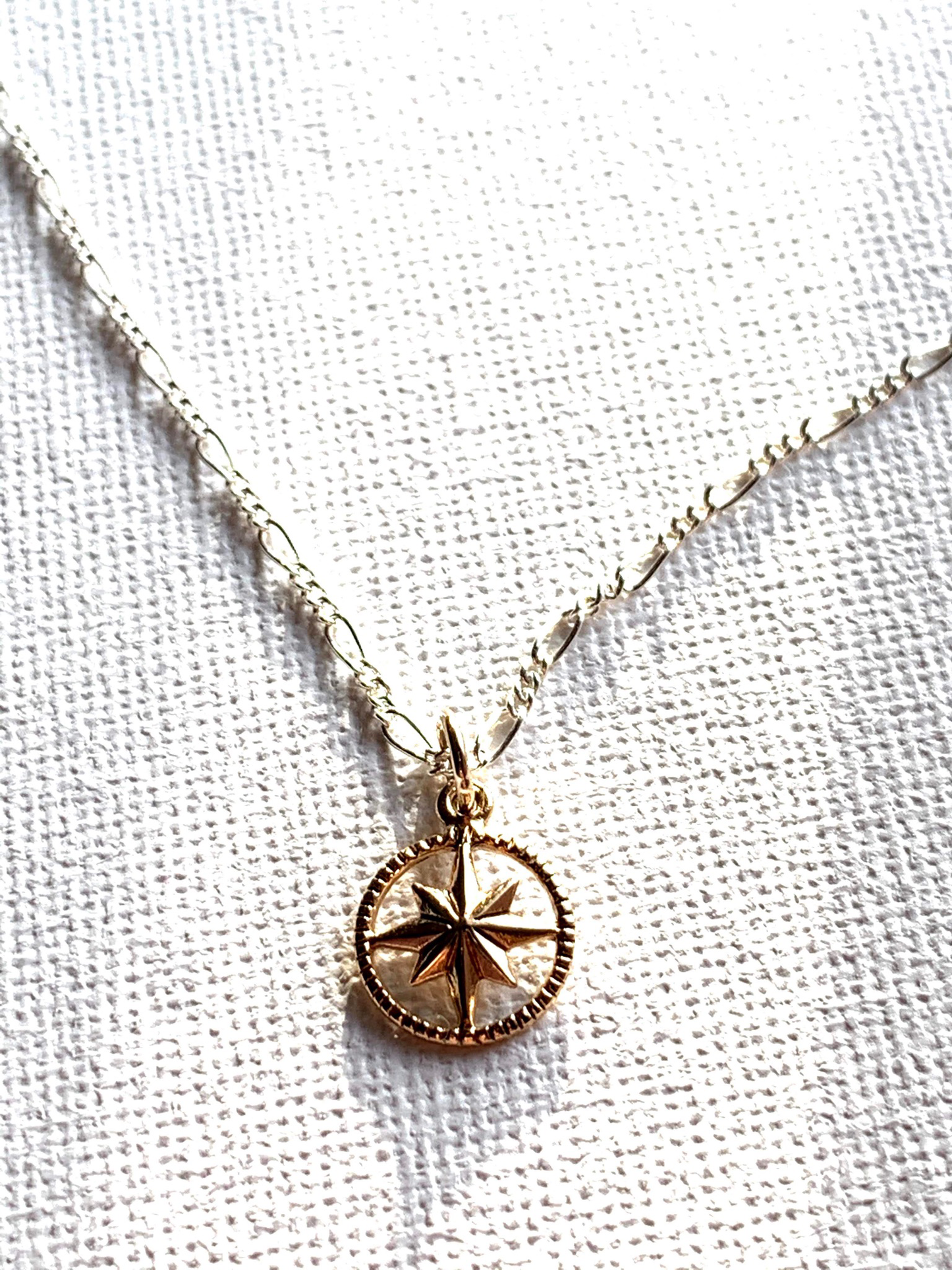 Compass Rose Charm Necklace