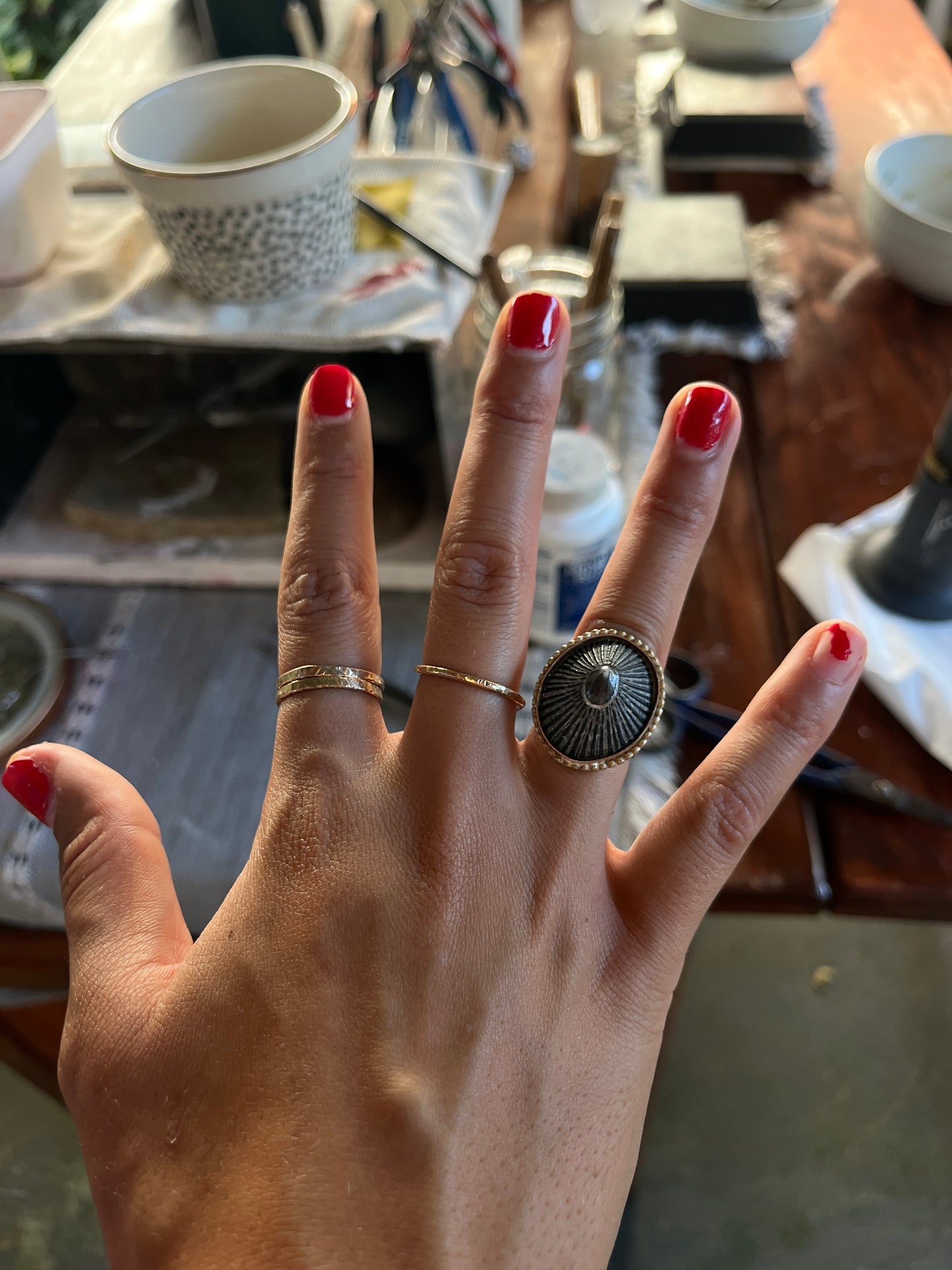 Mermaid Caves Statement Ring MTO