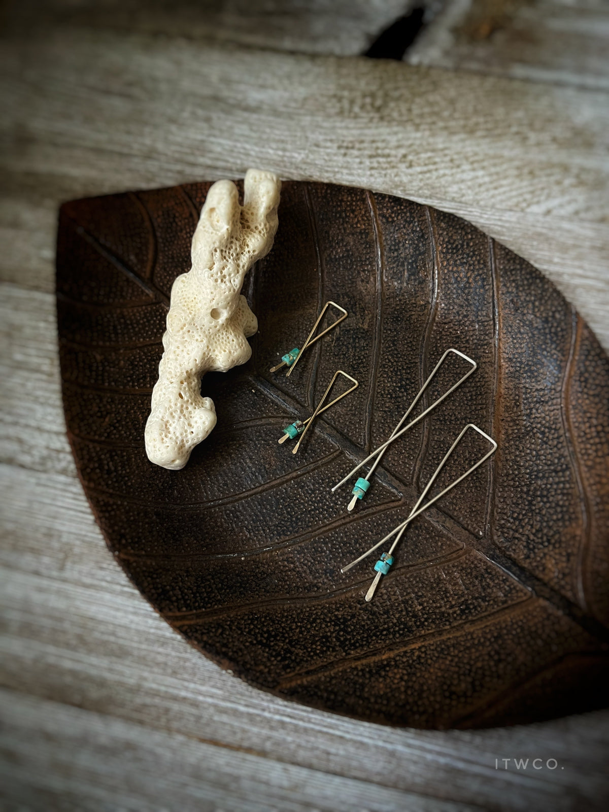 faith threader earrings | turquoise mahi ♢ rts