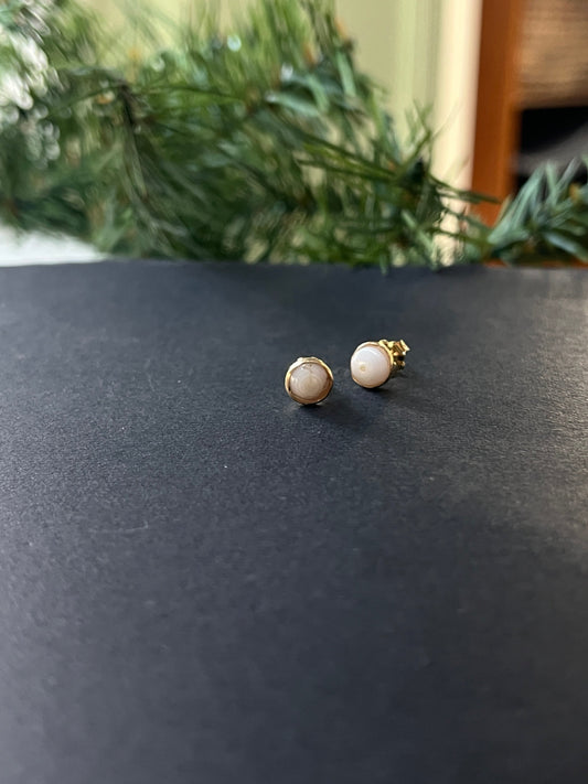 14k gf Mini Puka Shell Studs MTO