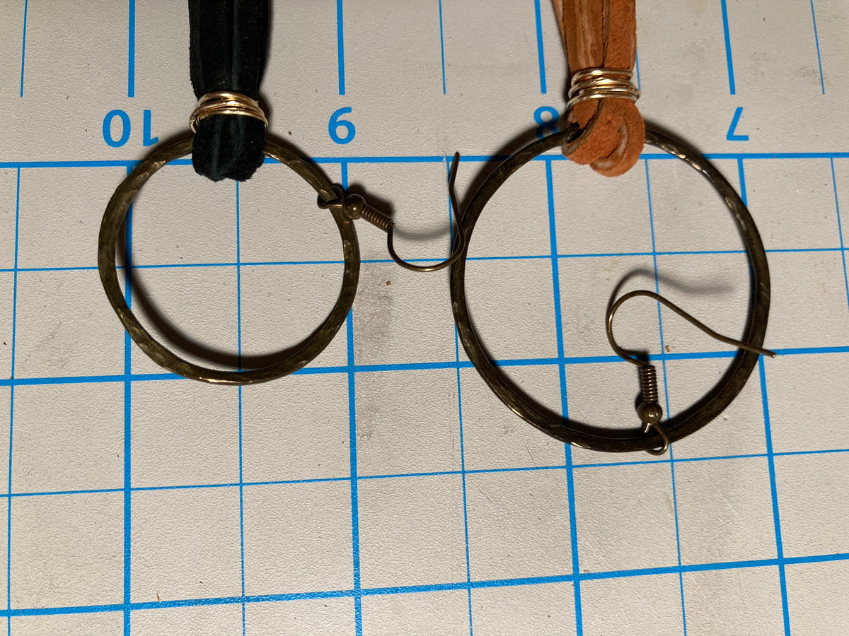 The Chiliad Leather Earrings