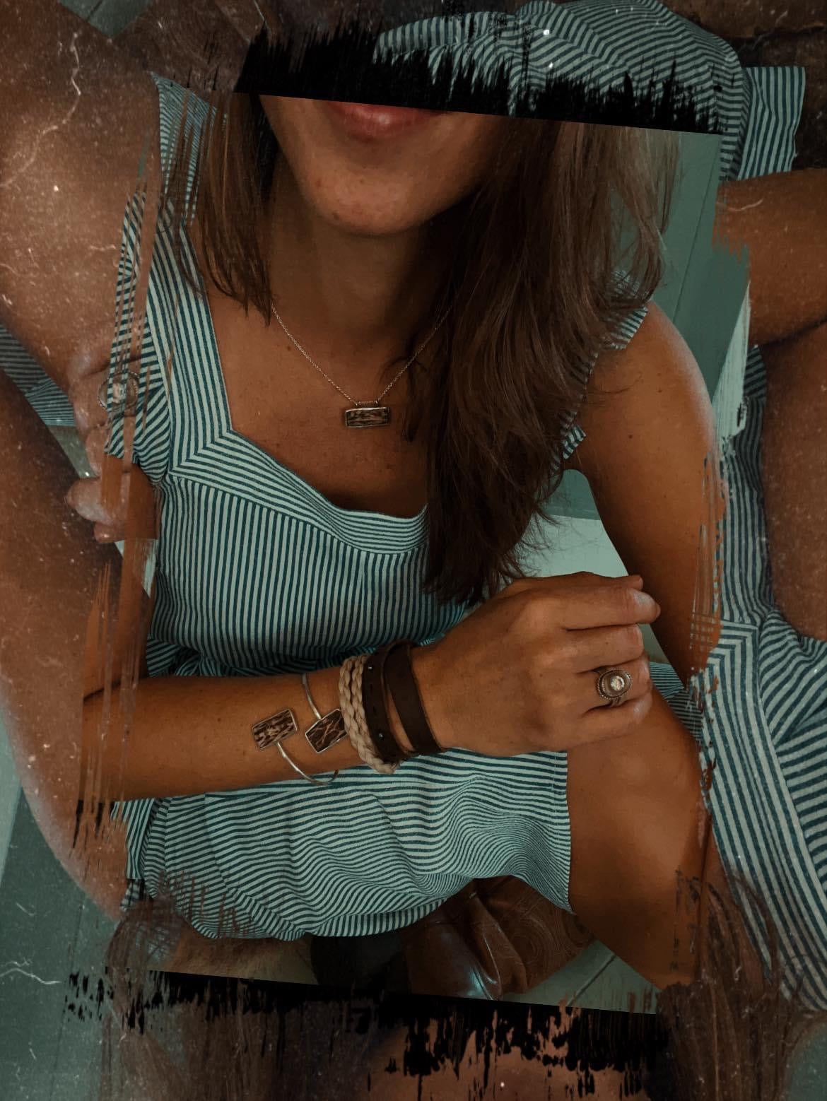 Antler Bar Necklace MTO