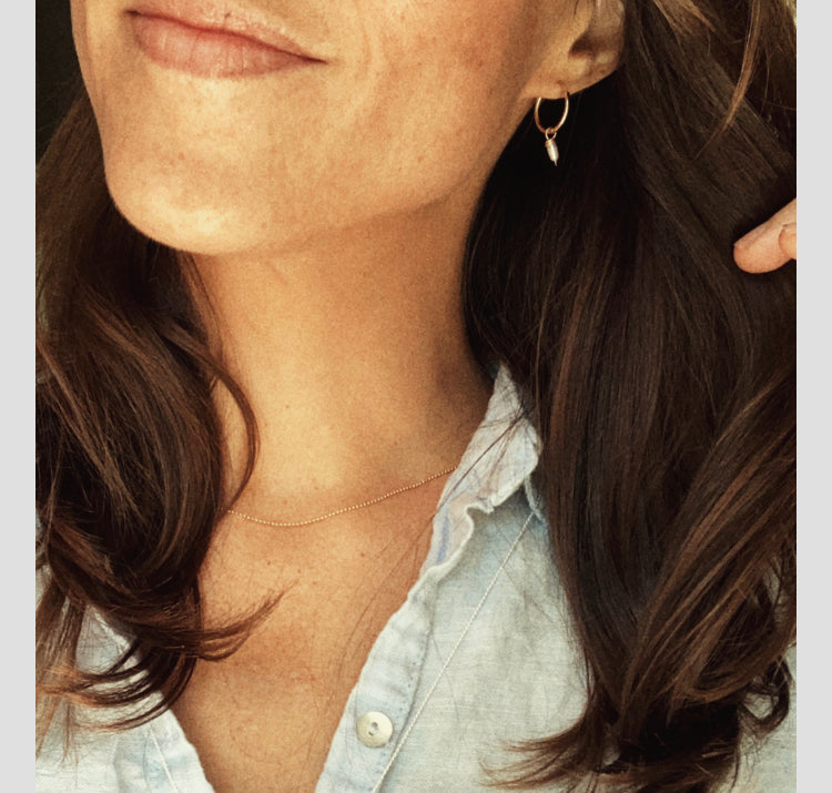 Signature Hoops | Pearl