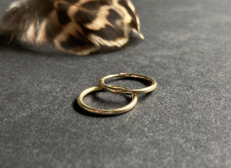 Signature Gold Hoops