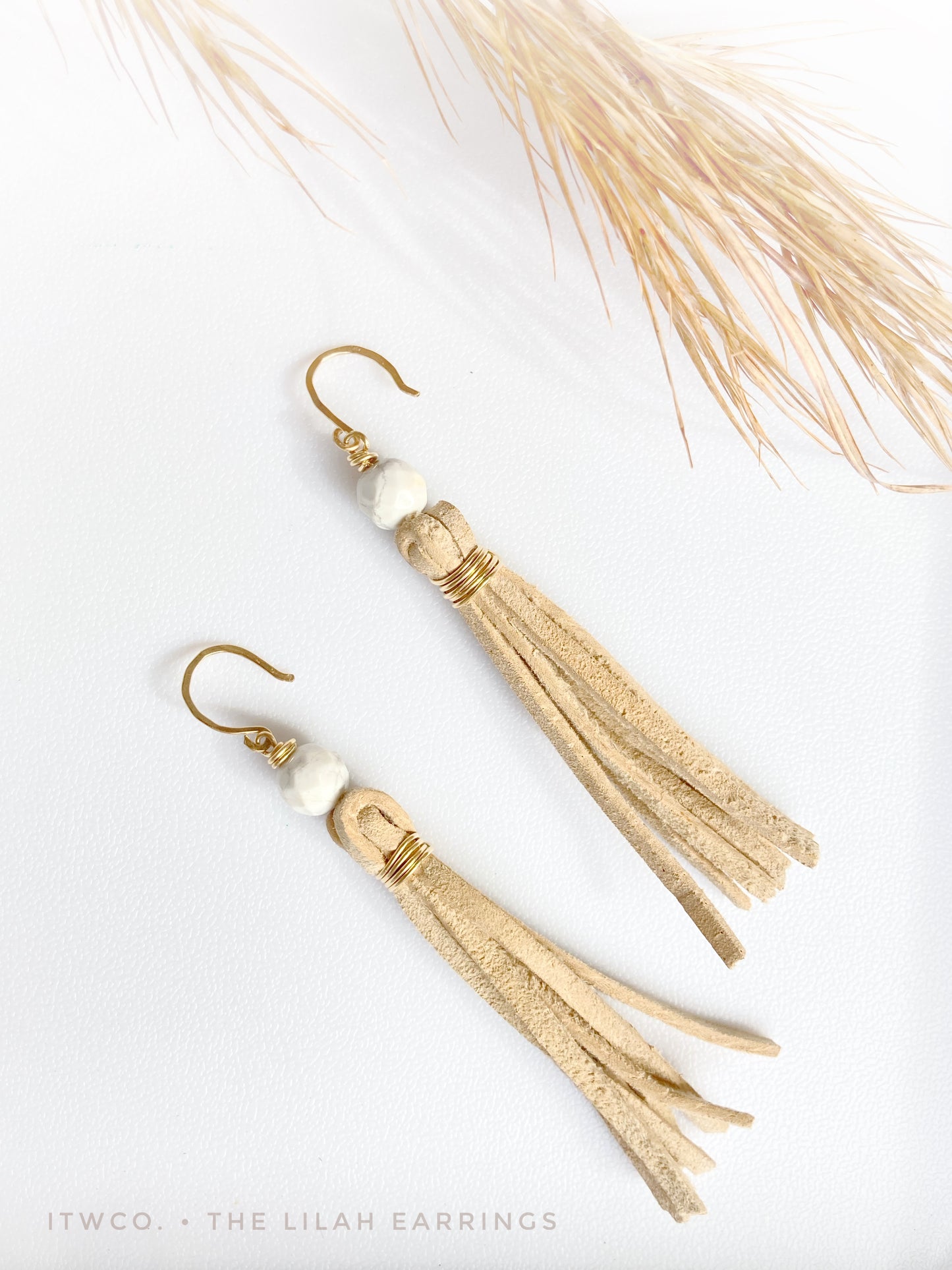 The Lilah Leather Earrings