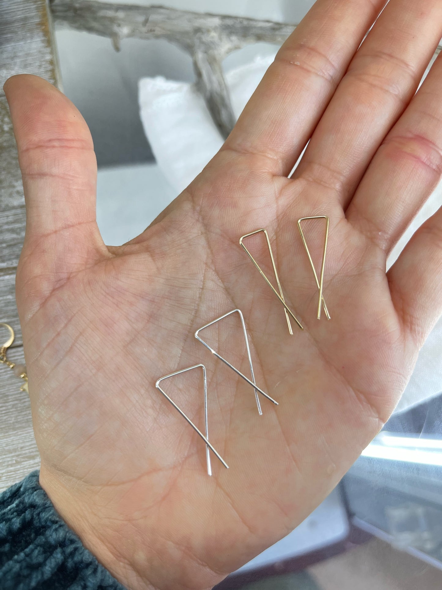 faith threader earrings | mini mahi