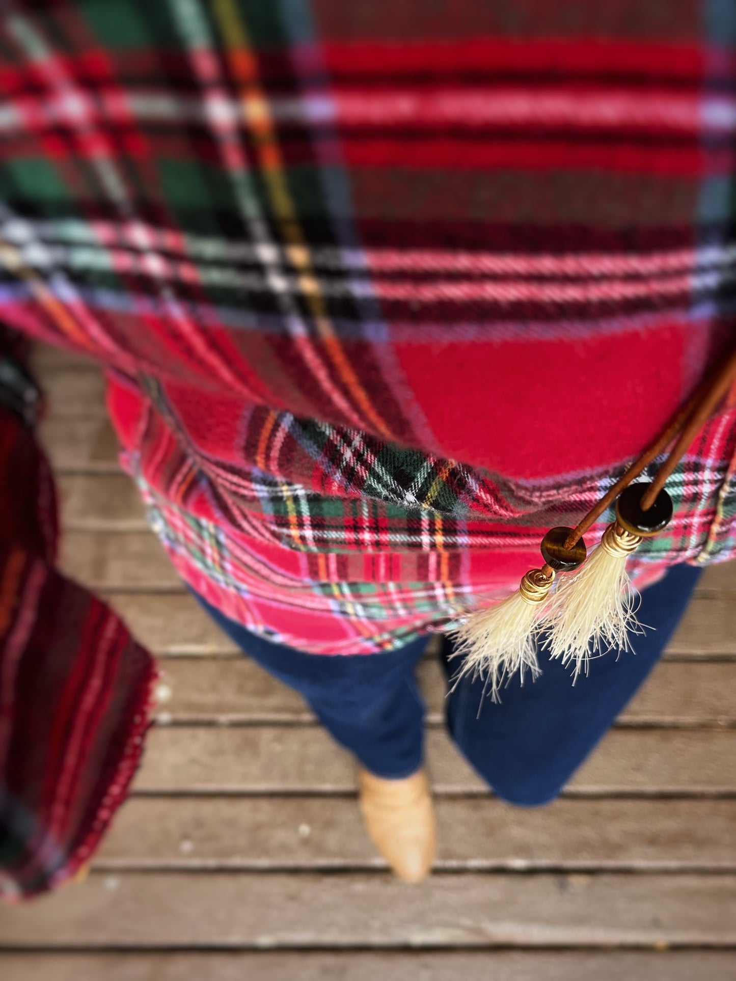 Signature Whitetail Burr Bolo Tie | gemstone x horsehair CUSTOM