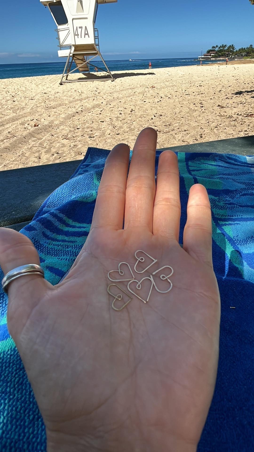 Hammered Heart x Puka Shell Bracelet