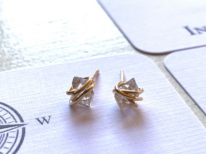 Herkimer Diamond Stud Earrings MTO