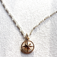 Compass Rose Charm Necklace