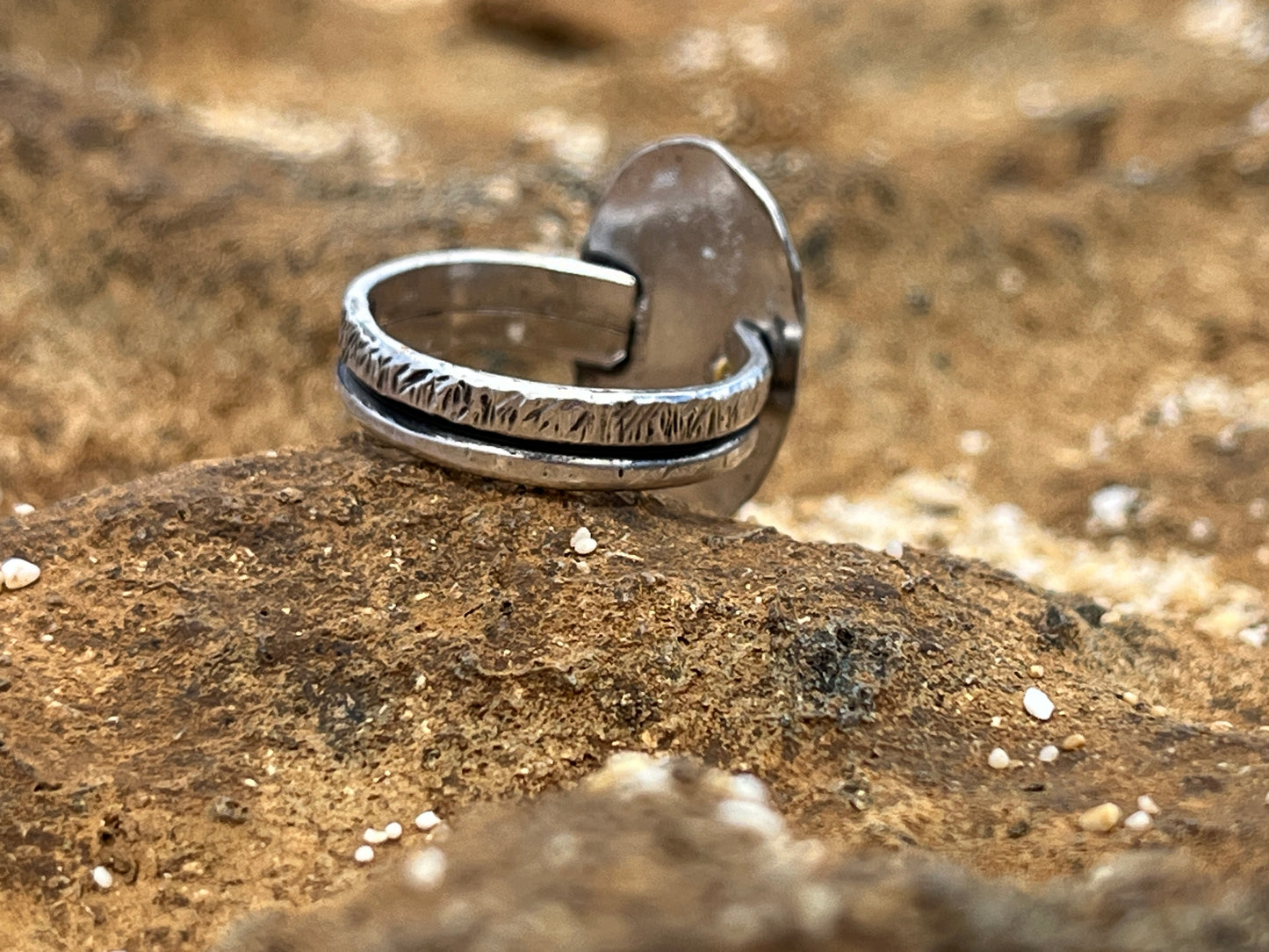 Periwinkle Hawaiian Mermaid Tear Ring 2