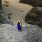 Mixed Metal Cobalt Blue Mermaid Tear Ring
