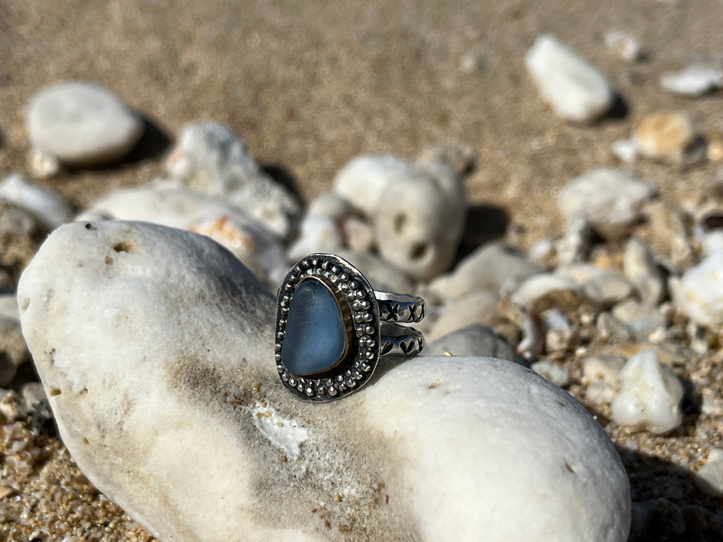 Periwinkle Mermaid Tear Ring