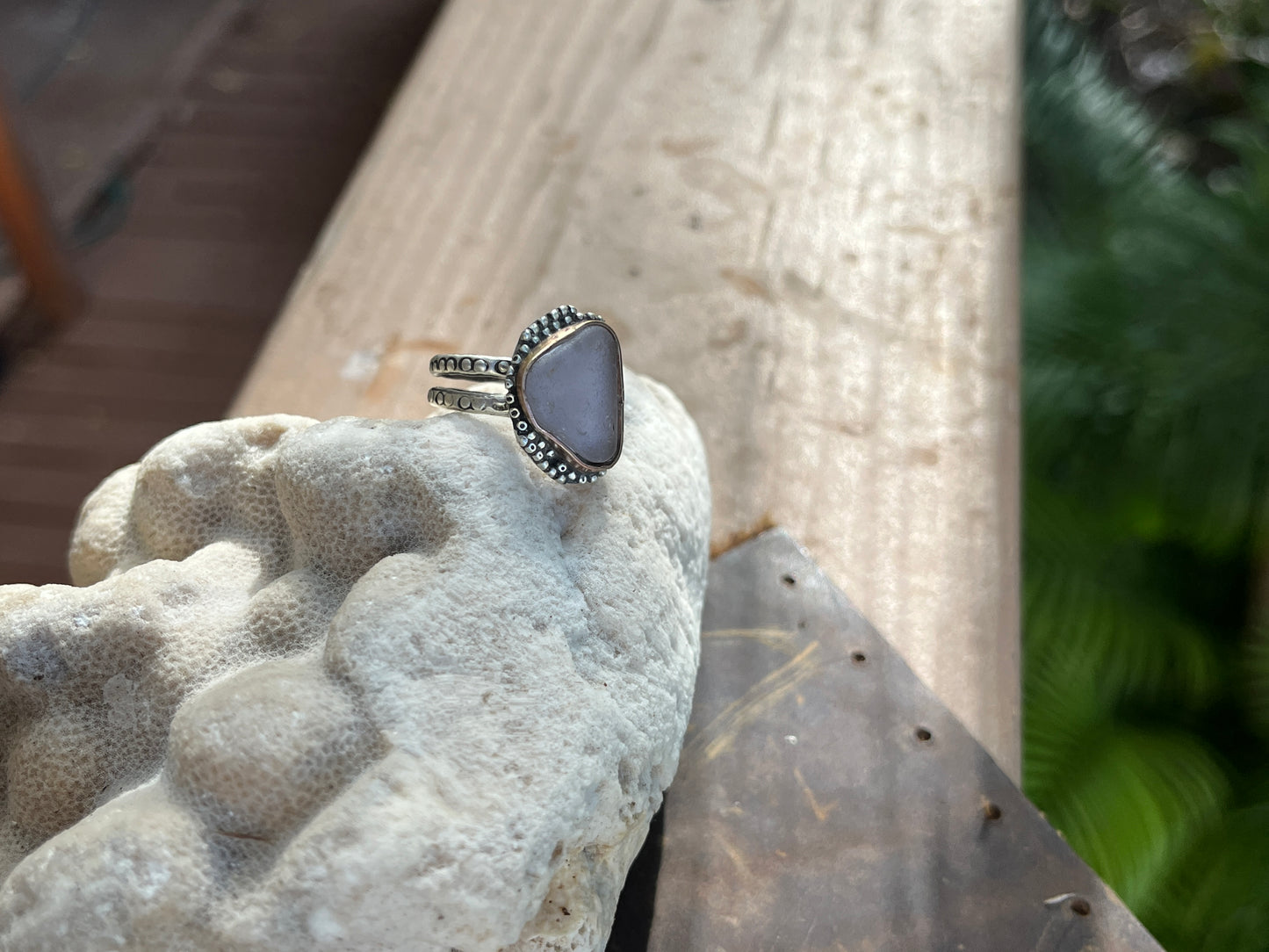 Periwinkle Mermaid Tear Ring