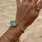 Bar Harbor Sea Glass Cuff RTS