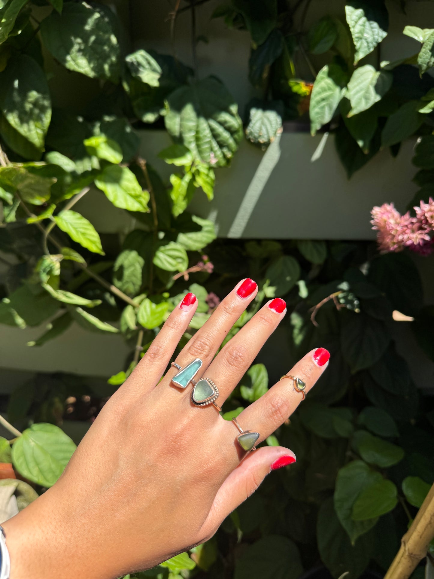 Mixed Metal Mermaid Tear Ring