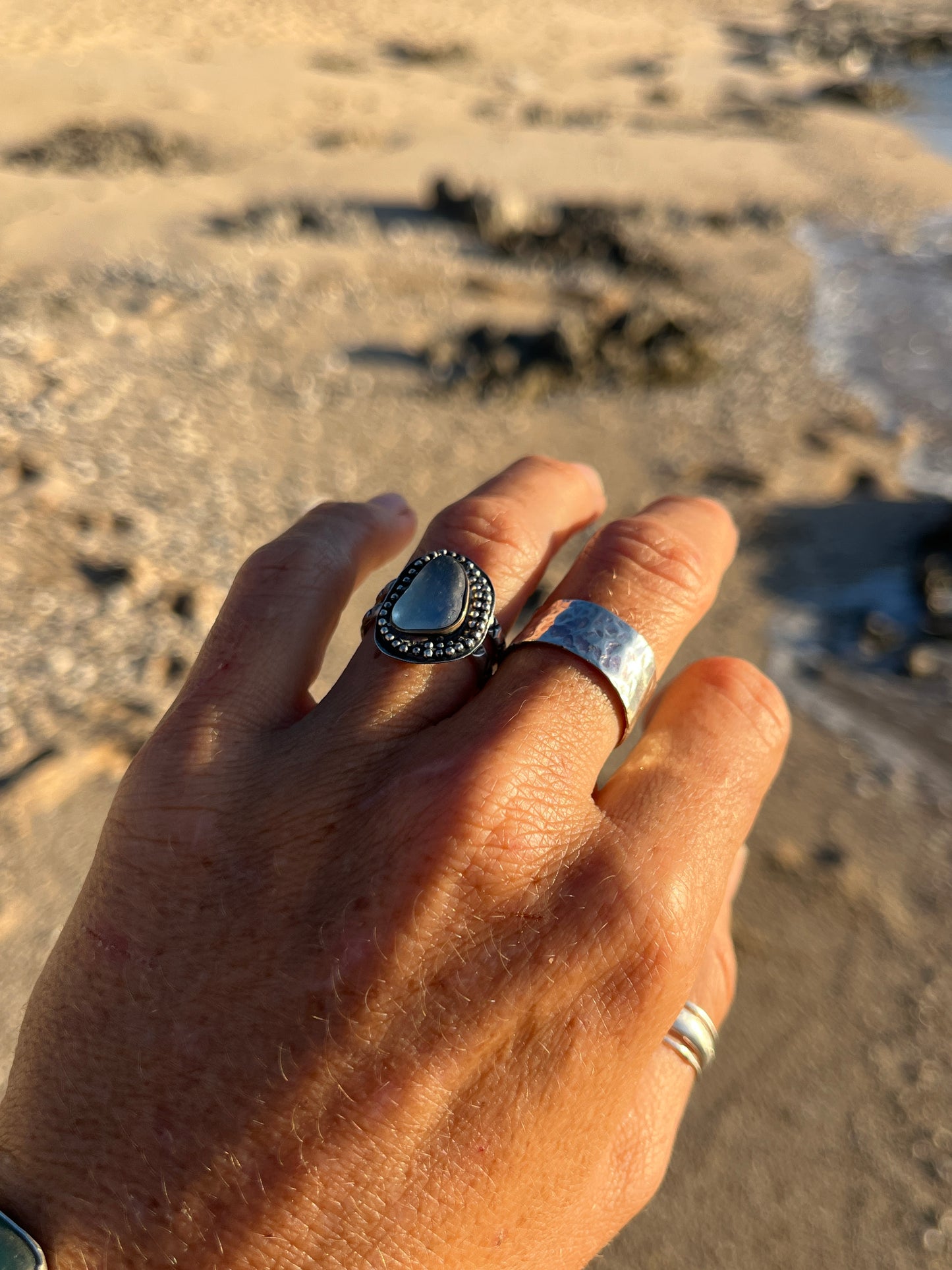 Periwinkle Mermaid Tear Ring