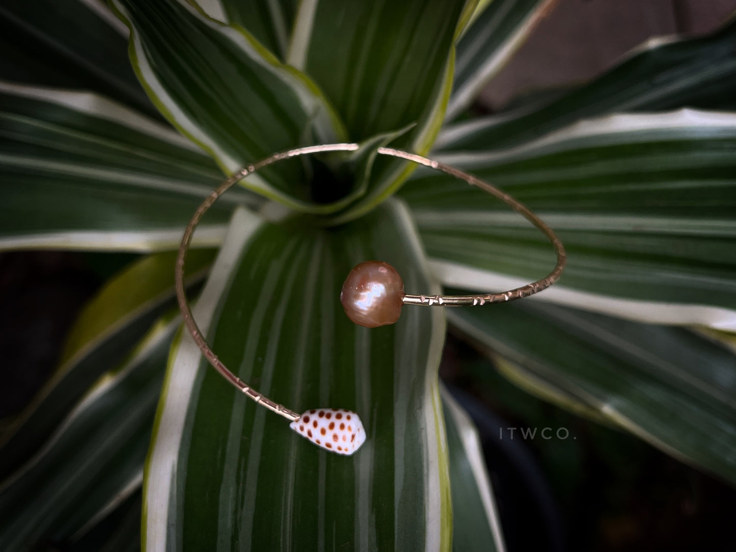 Hawaiian Flea Cone x Champagne Edison Wrap Cuff MTO