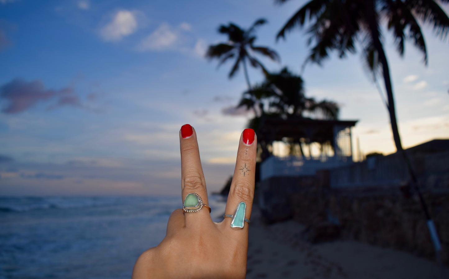 Mixed Metal Mermaid Tear Ring