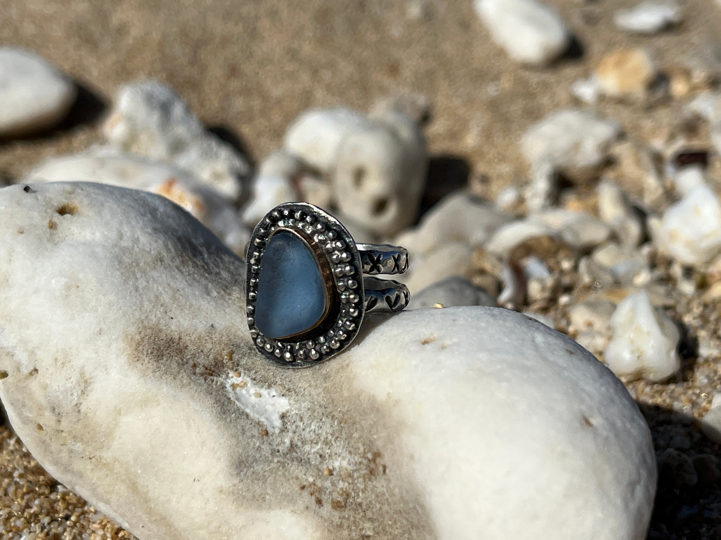 Periwinkle Mermaid Tear Ring
