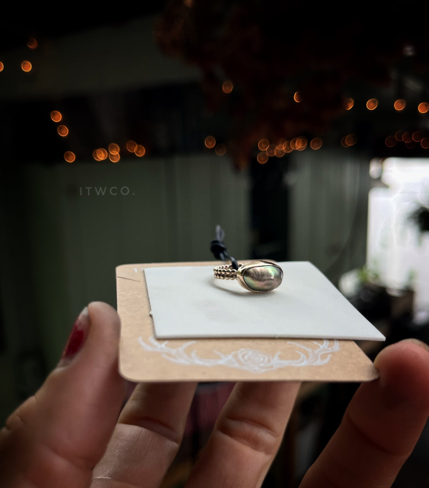 Tahitian Keshi Pearl Pinky / Midi Ring RTS