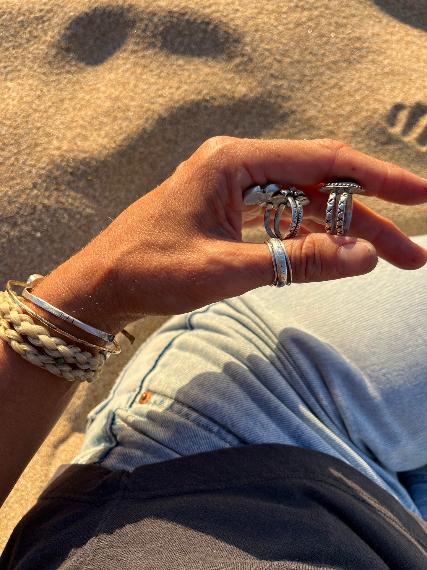 Periwinkle Mermaid Tear Ring