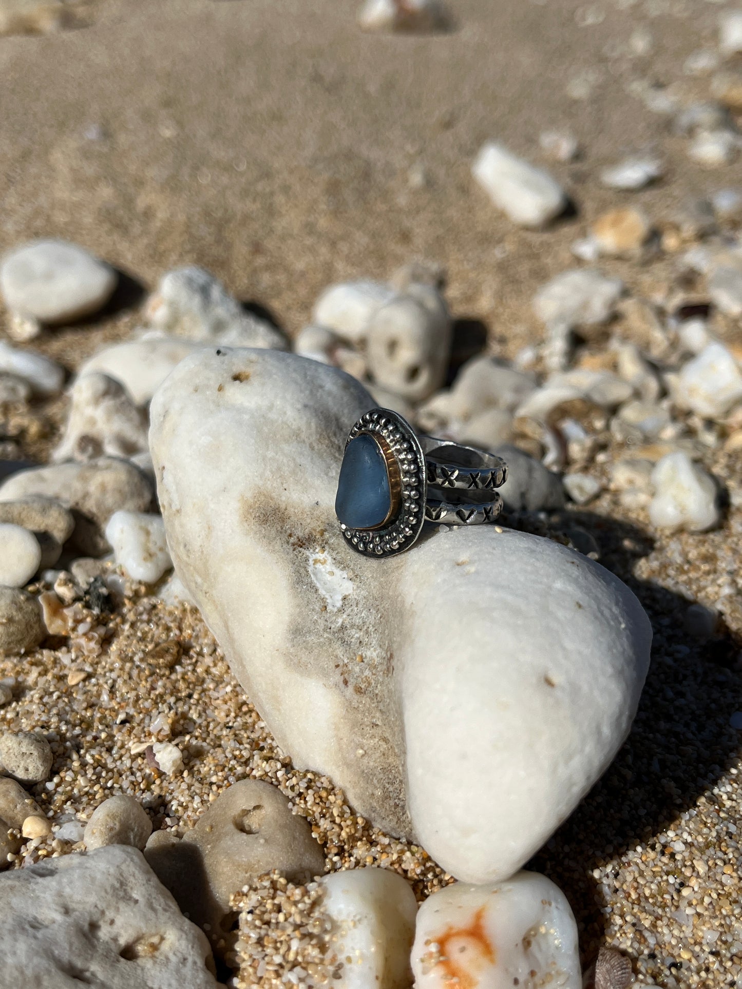 Periwinkle Mermaid Tear Ring