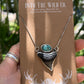 Hand Forged Shark Tooth & Turquoise Necklace