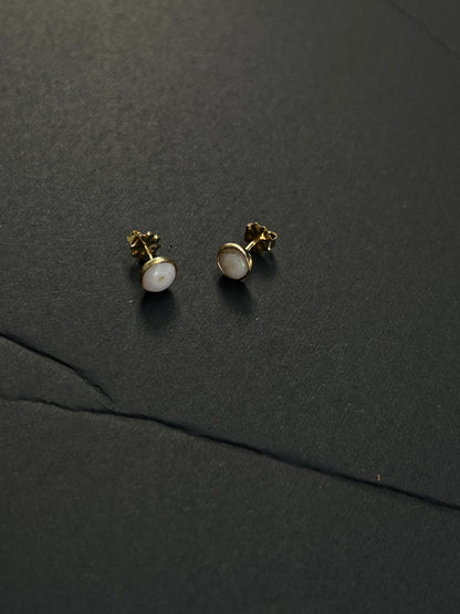 14k gf Mini Puka Shell Studs MTO
