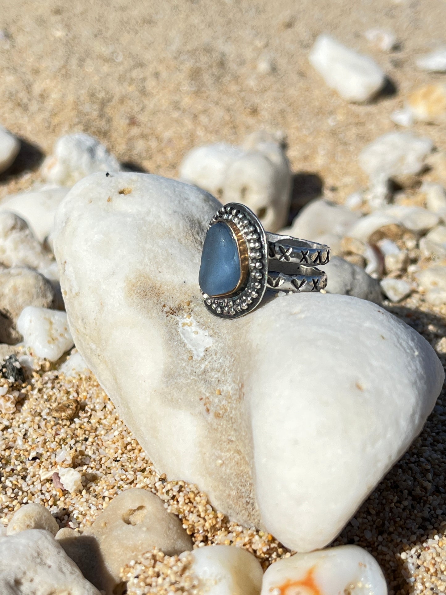 Periwinkle Mermaid Tear Ring