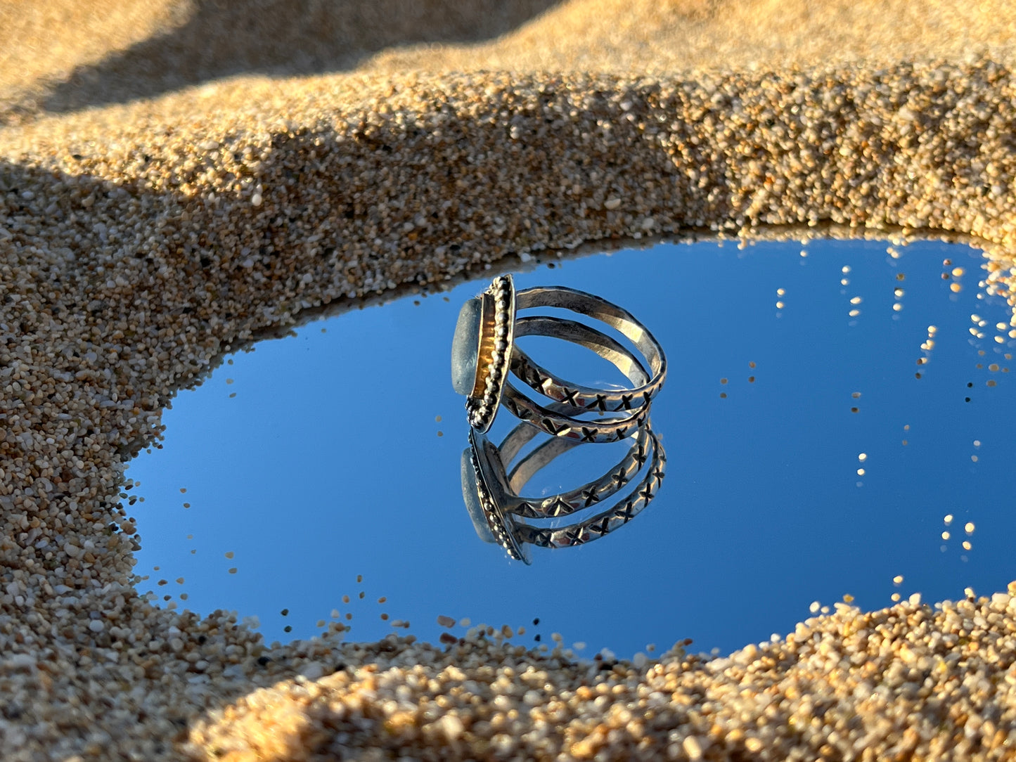 Periwinkle Mermaid Tear Ring