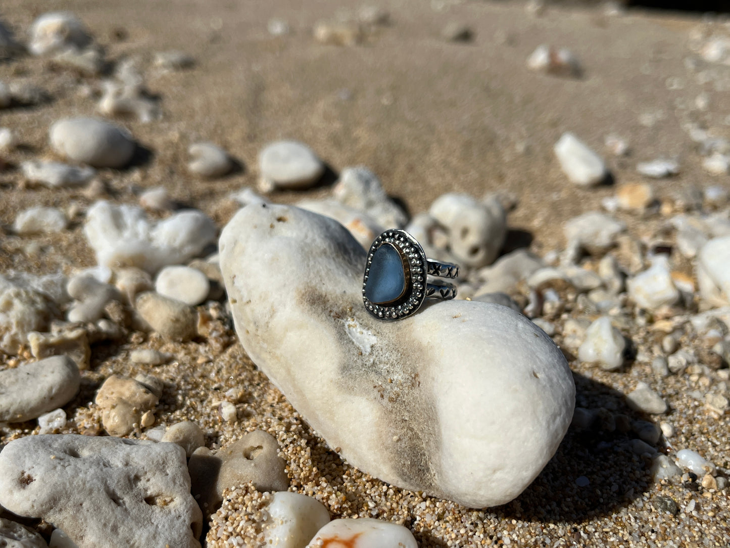 Periwinkle Mermaid Tear Ring