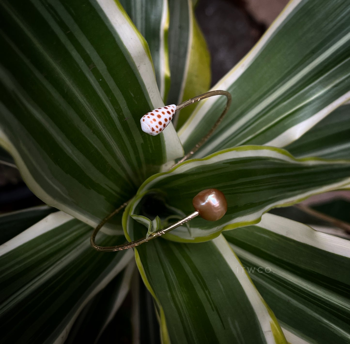 Hawaiian Flea Cone x Champagne Edison Wrap Cuff MTO