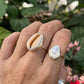 Hawaiian Money Cowrie Gold Ring