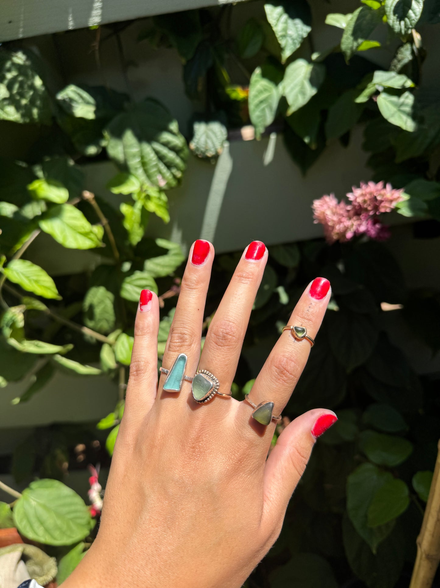 Mixed Metal Mermaid Tear Ring