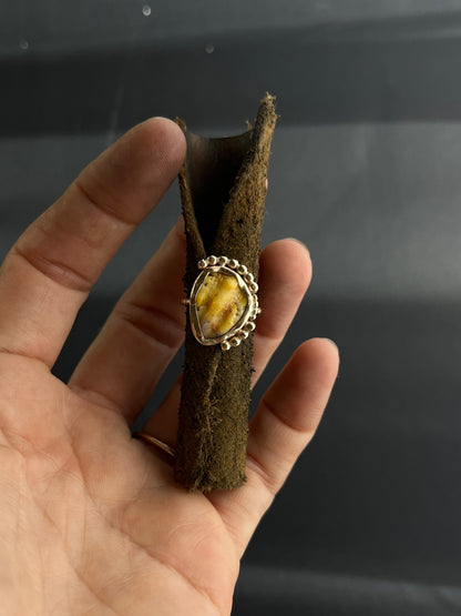 Sunrise Shell Chip Pinky / Midi Ring
