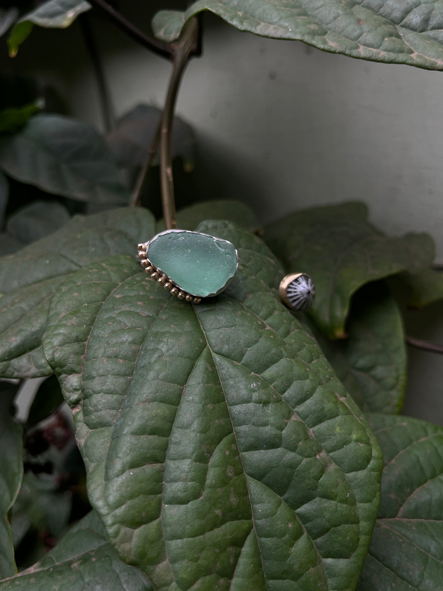 Bar Harbor Sea Glass Cuff RTS