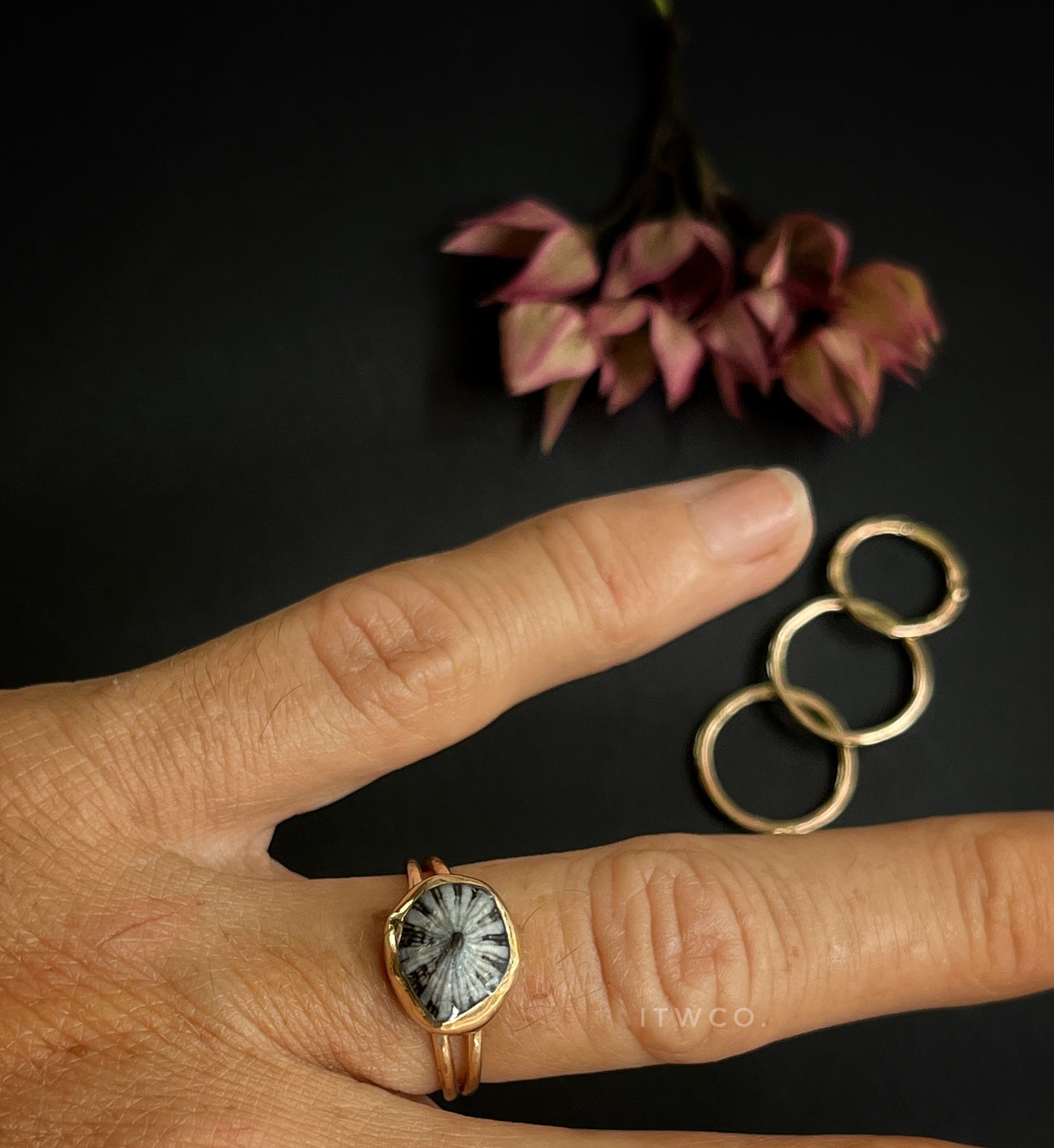 Double Band 'Opihi Shell Ring MTO