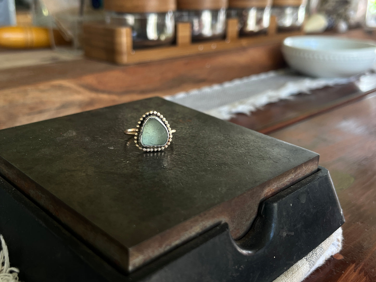 Mixed Metal Mermaid Tear Ring