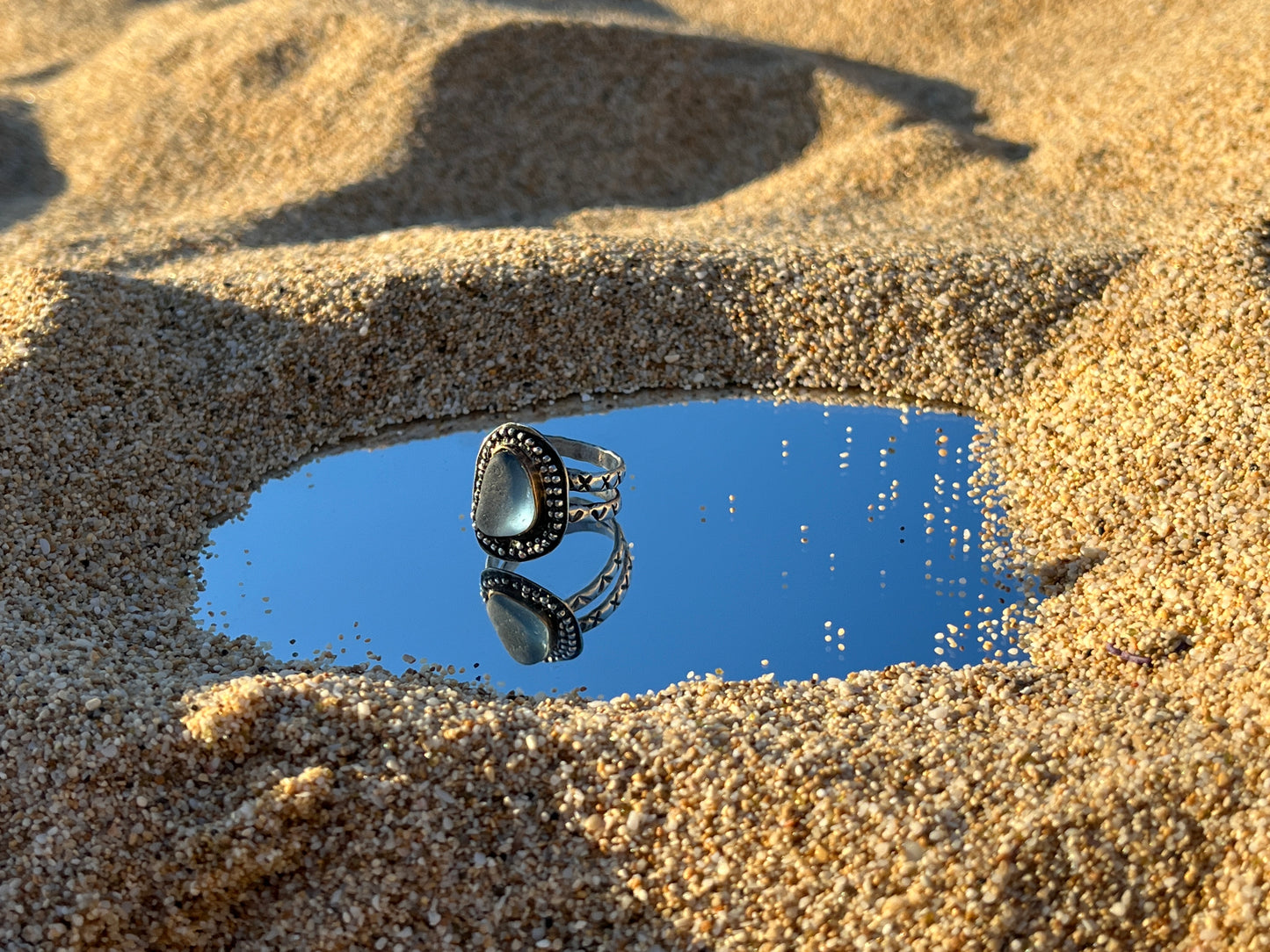 Periwinkle Mermaid Tear Ring