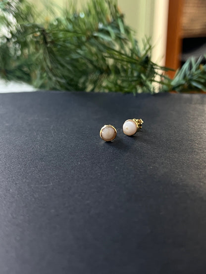 14k gf Mini Puka Shell Studs MTO
