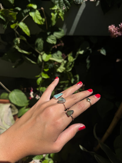 Mixed Metal Mermaid Tear Ring MTO