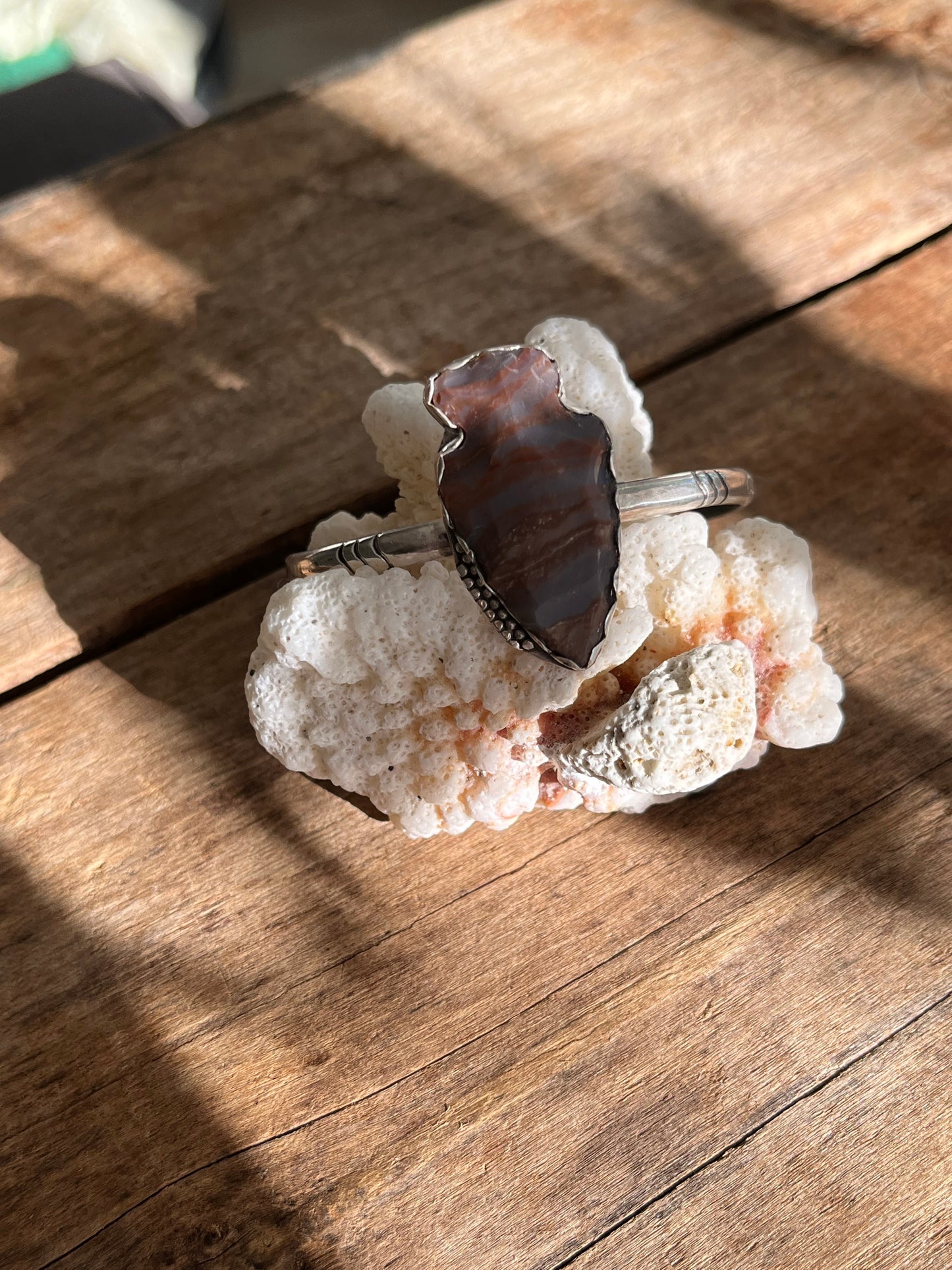 Hand-Forged Arrowhead Cuff Bracelet