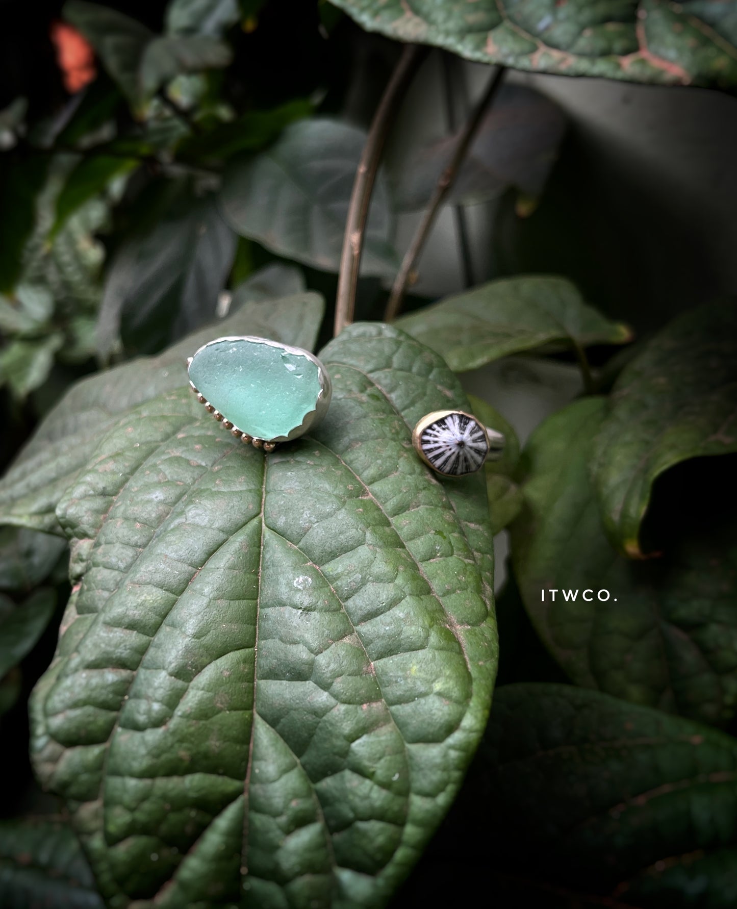 Bar Harbor Sea Glass Cuff RTS