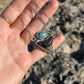 Hand Forged Shark Tooth & Turquoise Necklace