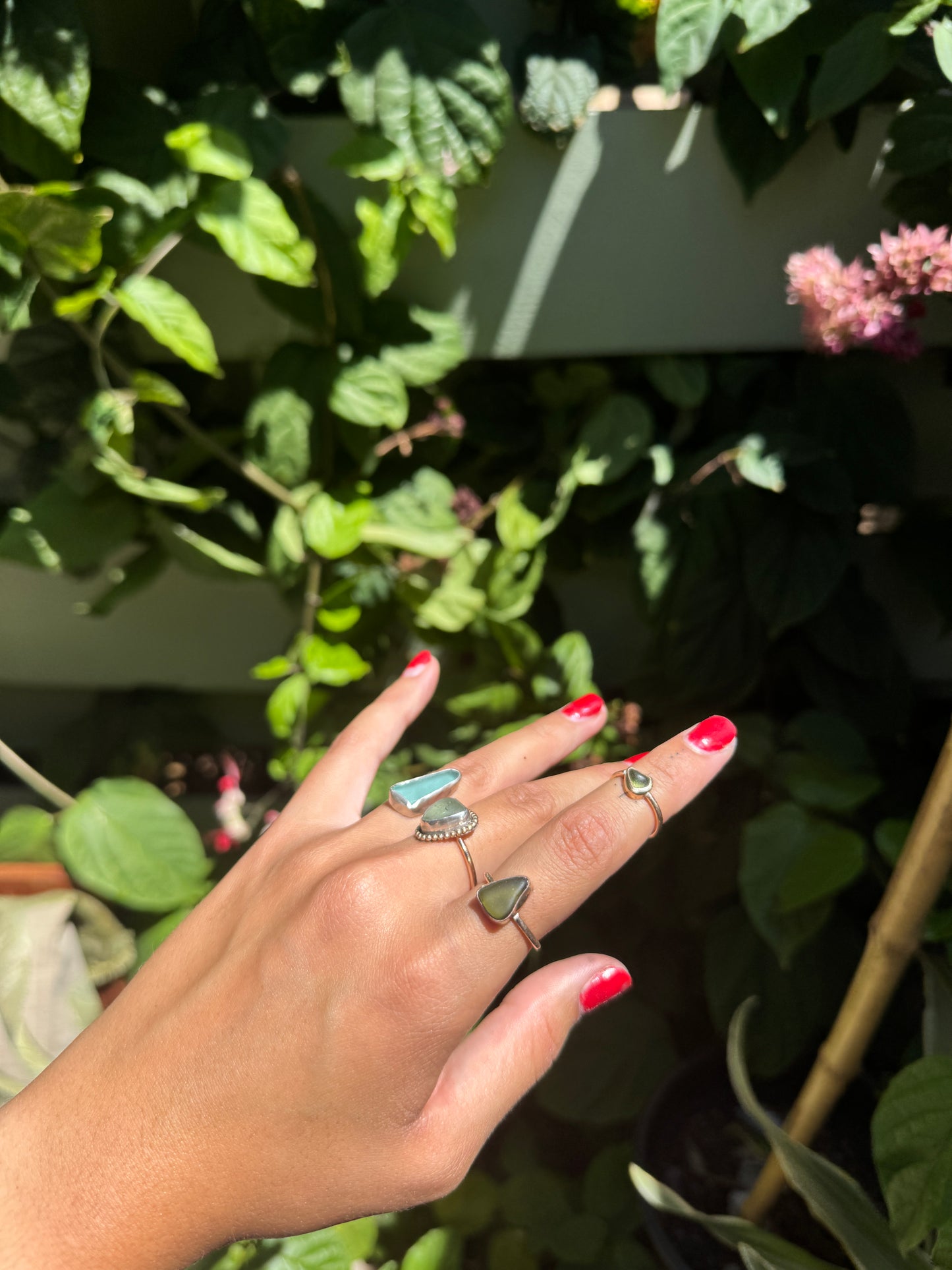 Mixed Metal Mermaid Tear Ring