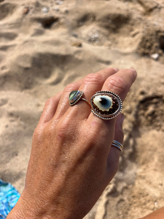 Mavericks Beach Art Deco Statement Ring