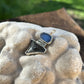 Shark tooth x sea glass pendant
