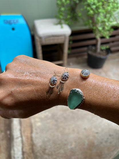 Bar Harbor Sea Glass Cuff