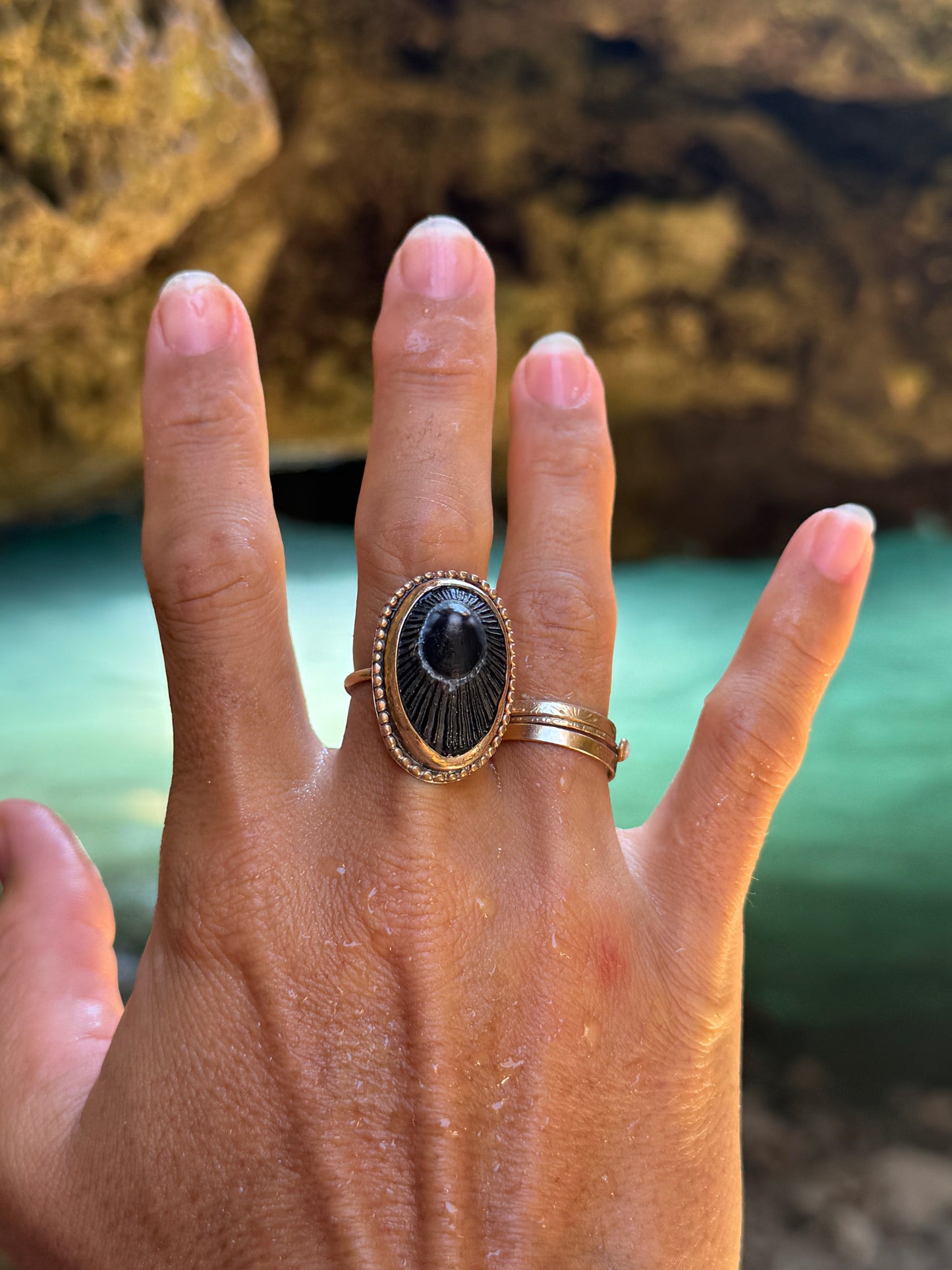 Mermaid Caves Statement Ring MTO